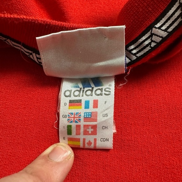 Vintage Adidas Logo Long Sleeve Shirt Medium - Picture 4 of 7